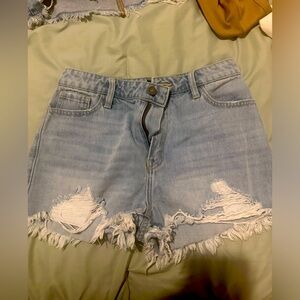 Fashion nova jean shorts